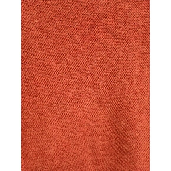 A. Gianetti Womens 100% Merino Wool Cardigan Medium Orange Belt Buckle Luxury - Picture 8 of 9